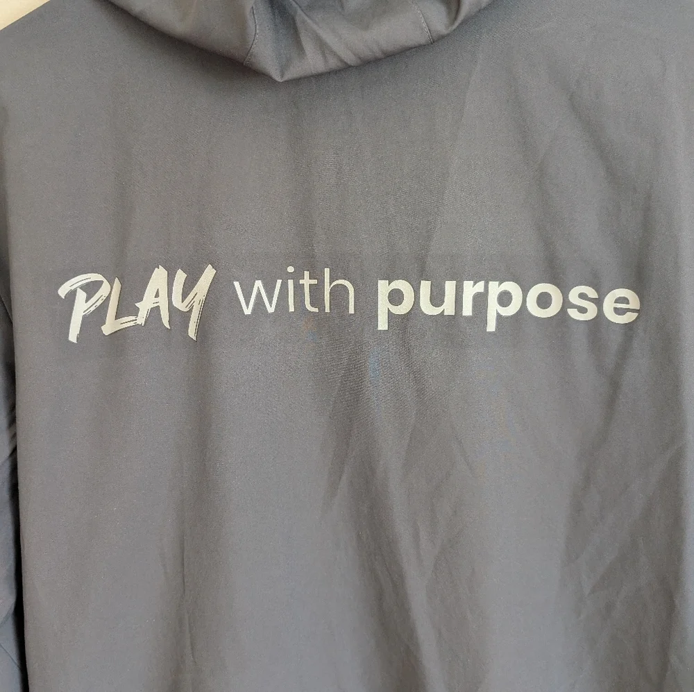 Adidas Windbreaker Play With Purpose Jacket NWT Size Medium